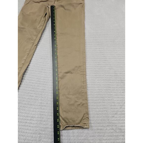 Americsn Eagle Pants Mens 29 X 32 Tan Slim Straight Flex Fit - Picture 2 of 8